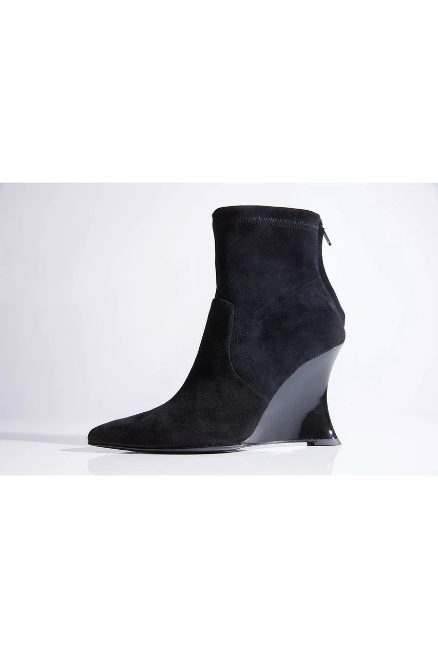 Neko Suede Wedge Ankle Boot 12 Neko Suede Wedge Ankle Boot - Image 12