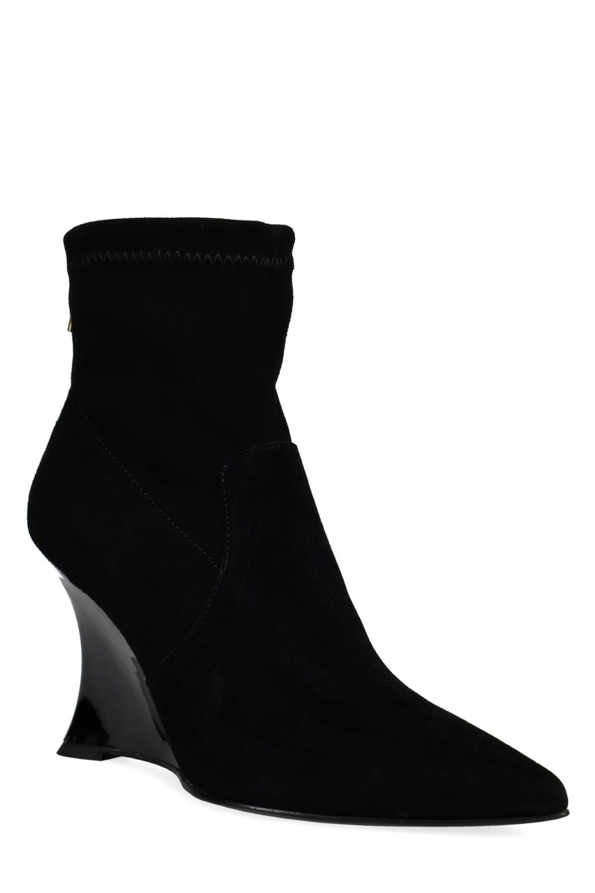 Neko Suede Wedge Ankle Boot 5 Neko Suede Wedge Ankle Boot - Image 5