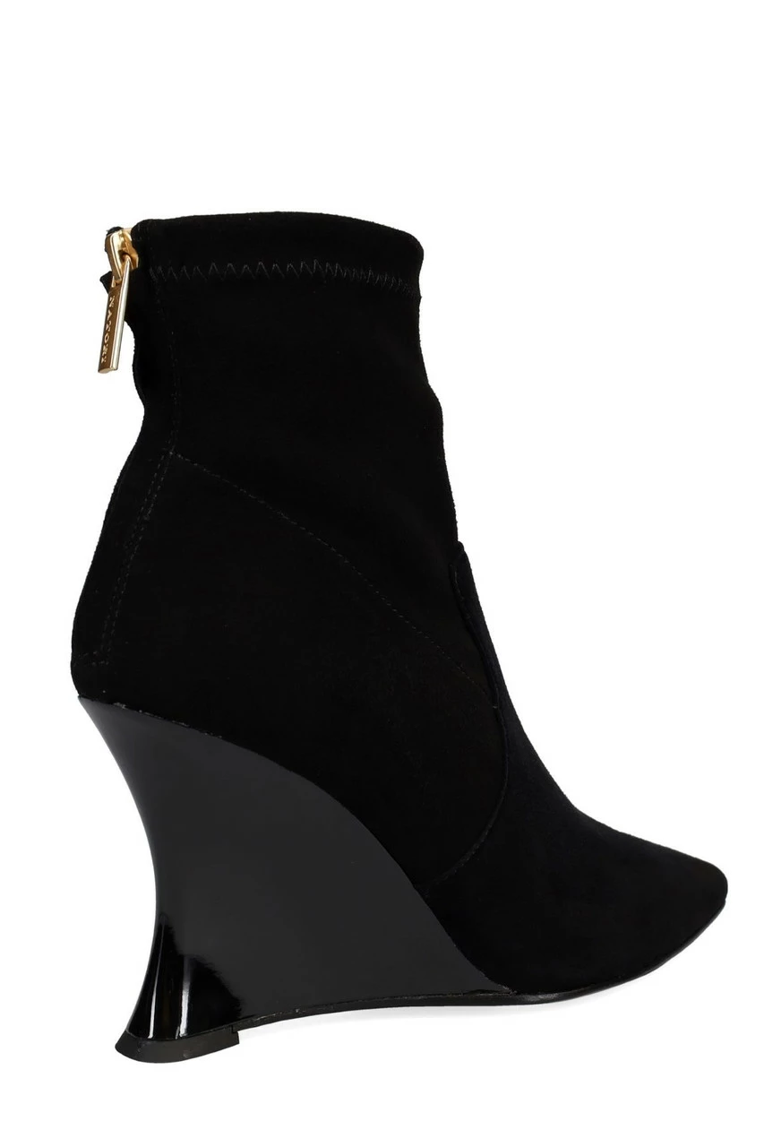 Neko Suede Wedge Ankle Boot 3 Neko Suede Wedge Ankle Boot - Image 3