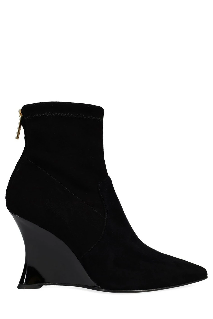 Neko Suede Wedge Ankle Boot 7 Neko Suede Wedge Ankle Boot - Image 7