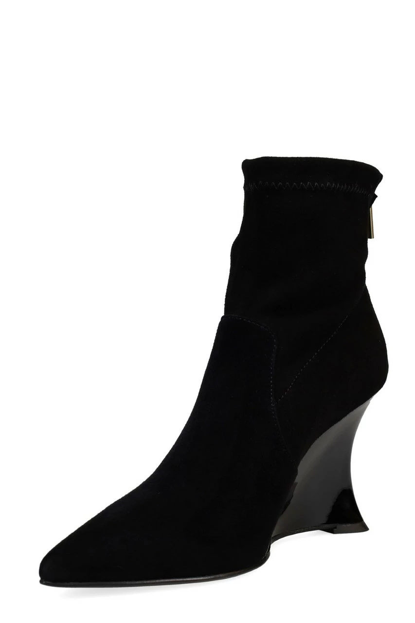 Neko Suede Wedge Ankle Boot 1 Neko Suede Wedge Ankle Boot