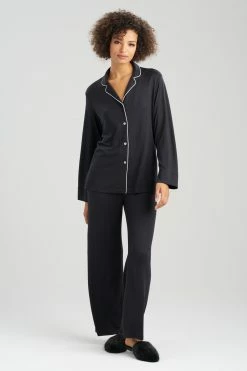 Oasis Notch PJ -Natori Sales Shop Oasis Notch PJ Black by N Natori 3 60471.1692636333