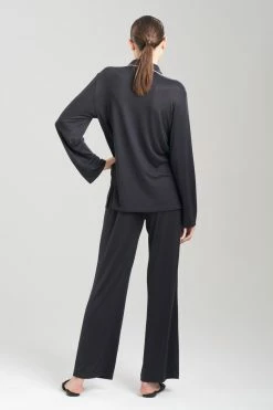 Oasis Notch PJ -Natori Sales Shop Oasis Notch PJ Black by N Natori 07527.1690472067
