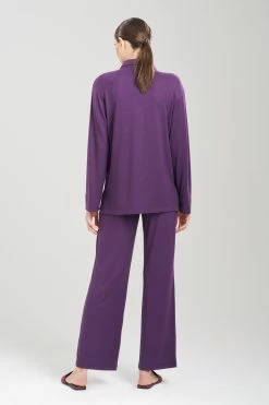 Oasis Notch PJ -Natori Sales Shop Oasis Notch PJ Deep Plum by N Natori 02751.1690472074