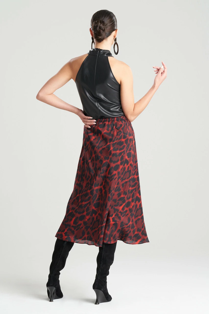 Ocelot Obi Silk Bias Skirt 2 Ocelot Obi Silk Bias Skirt - Image 2