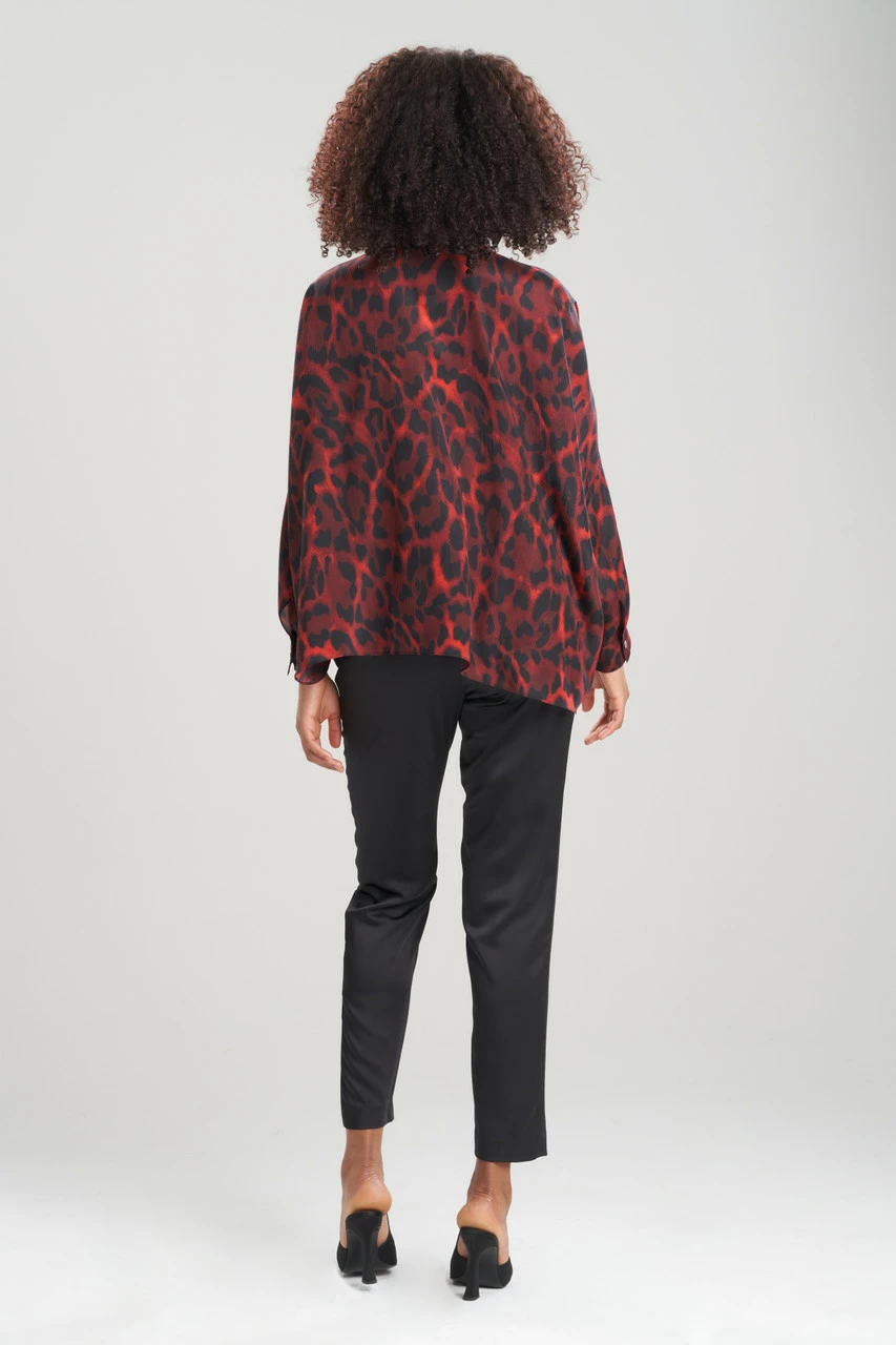 Ocelot Obi Silk Caftan Shirt 2 Ocelot Obi Silk Caftan Shirt - Image 2