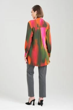 Ombre Barong Shirt -Natori Sales Shop Ombre Embroidered Barong Shirt Paprika by Natori 2 40266.1690801623