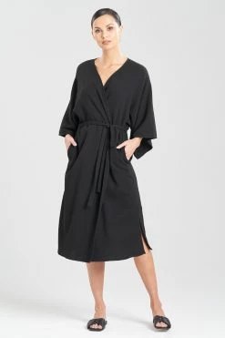 Onsen Robe -Natori Sales Shop Onsen Robe Black by Natori 2 50218.1677016487