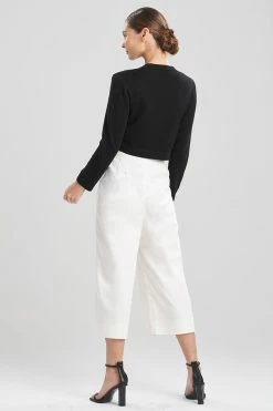 Ori-Beijing Texture Knit Crop Bolero Cardigan 7 Ori-Beijing Texture Knit Crop Bolero Cardigan -Natori Sales Shop Ori Beijing Texture Knit Crop Bolero Cardigan Black by Natori 2 15611.1643053430