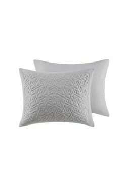 Origami 3 Piece Quilt Top Grey Duvet Cover Mini Set 13 Origami 3 Piece Quilt Top Grey Duvet Cover Mini Set -Natori Sales Shop Origami 3 Piece Grey Comforter and Duvet Mini Set Shams Grey by N Natori 2 01450.1655811472