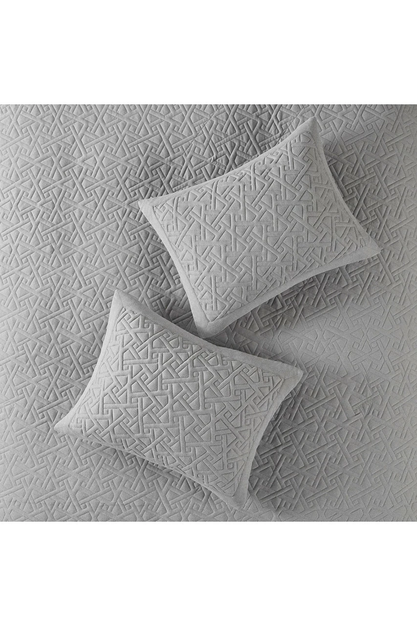 Origami 3 Piece Quilt Top Grey Duvet Cover Mini Set 7 Origami 3 Piece Quilt Top Grey Duvet Cover Mini Set - Image 7