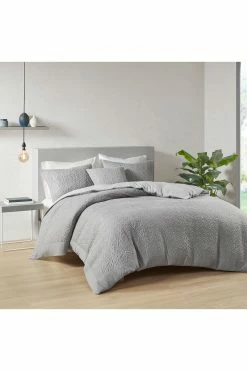 Origami 3 Piece Quilt Top Grey Duvet Cover Mini Set 10 Origami 3 Piece Quilt Top Grey Duvet Cover Mini Set -Natori Sales Shop Origami 3 Piece Grey Duvet Mini Set Grey by N Natori 3 72598.1655811468