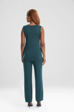 Osaka Sweater Knit Tank 19 Osaka Sweater Knit Tank -Natori Sales Shop Osaka Sweater Knit Tank Spruce by Natori 2 82042.1640826699