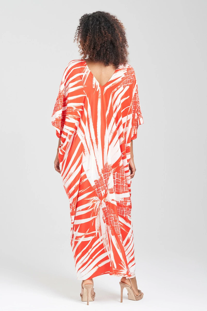 Palawan Beaded Silk Caftan 2 Palawan Beaded Silk Caftan - Image 2