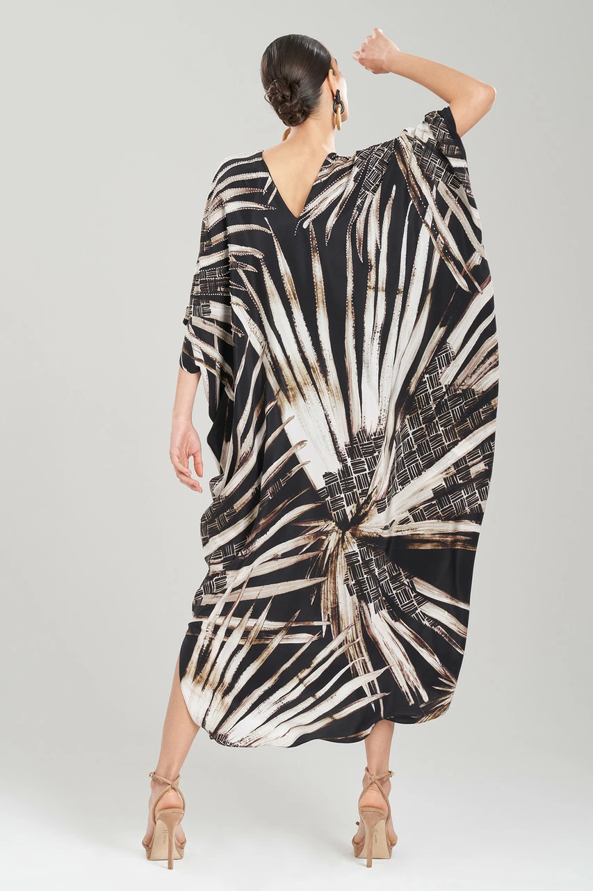 Palawan Beaded Silk Caftan 4 Palawan Beaded Silk Caftan - Image 4