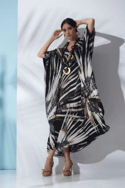 Palawan Beaded Silk Caftan 12 Palawan Beaded Silk Caftan -Natori Sales Shop Palawan Silk Caftan Espresso by JN 44776.1678807744