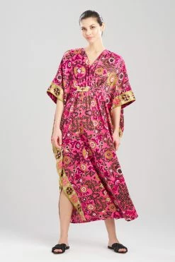 Palazzo Caftan -Natori Sales Shop Palazzo Caftan Fiesta Pink Combo by Natori 3 60070.1690448784