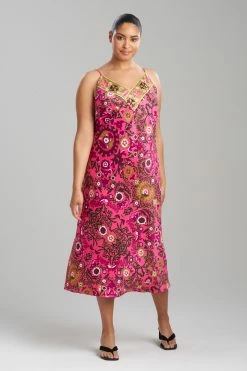 Palazzo Gown -Natori Sales Shop Palazzo Gown Fiesta Pink Combo by Natori 2 85268.1690449010