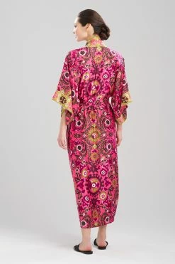 Palazzo Kimono Robe 5 Palazzo Kimono Robe -Natori Sales Shop Palazzo Kimono Robe Fiesta Pink Combo by Natori 4 16295.1690449247