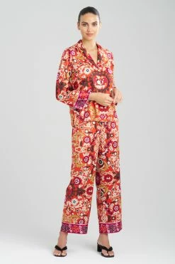 Palazzo Notch PJ -Natori Sales Shop Palazzo Notch PJ Amber Espresso by Natori 2 46479.1692194332