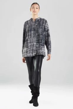 Paloma-Printed Cady Tunic Shirt