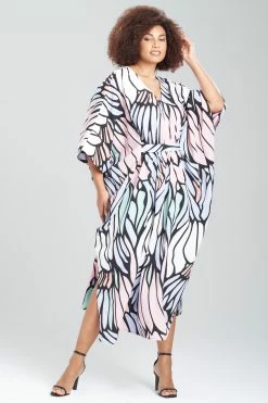 Papillon Caftan -Natori Sales Shop Papillon Caftan Periwinkle by Natori 2 45387.1683667362