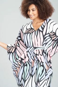 Papillon Caftan -Natori Sales Shop Papillon Caftan Periwinkle by Natori 4 95210.1674150933