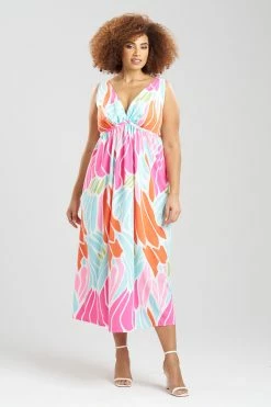 Papillon Gown -Natori Sales Shop Papillon Gown Bright Heather Coral by Natori 98302.1674077541