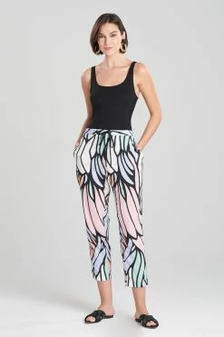 Papillon Pants -Natori Sales Shop Papillon Pants Periwinkle by Natori 47278.1675706319