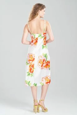 Paradise Peony Gown -Natori Sales Shop Paradise Peony Gown White Multi by N Natori 2 28230.1675365193