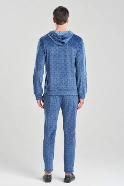 Pasig Infinity Velour Hoodie 6 Pasig Infinity Velour Hoodie -Natori Sales Shop Pasig Infinity Velour Hoodie Dress Blues by Natori 3 68076.1664398754