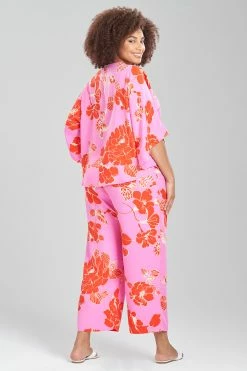 Passion Flower PJ 7 Passion Flower PJ -Natori Sales Shop Passion Flower PJ Pink Red Combo by Natori 4 64393.1675201647