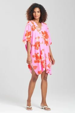 Passion Flower Short Caftan
