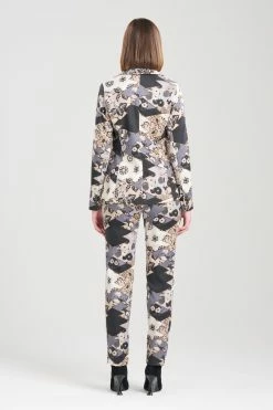 Patchwork Tailored Blazer -Natori Sales Shop Patchwork Tailored Blazer Grey by Natori 58026.1690801982