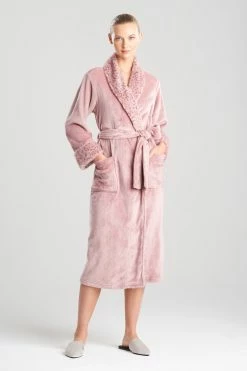 Plush Lynx Robe -Natori Sales Shop Plush Lynx Robe Nude Blush by N Natori 27196.1668024017