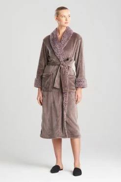 Plush Lynx Robe -Natori Sales Shop Plush Lynx Robe Truffle by N Natori 20697.1657056378