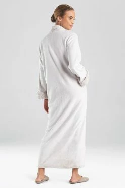 Plush Sherpa Lounger 45 Plush Sherpa Lounger -Natori Sales Shop Plush Sherpa Caftan Bone by Natori 2 45006.1629323176