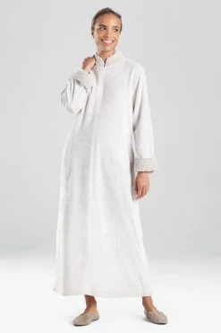 Plush Sherpa Lounger 44 Plush Sherpa Lounger -Natori Sales Shop Plush Sherpa Caftan Bone by Natori 52654.1629323202