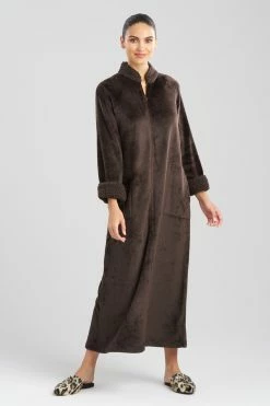 Plush Sherpa Lounger 52 Plush Sherpa Lounger -Natori Sales Shop Plush Sherpa Lounger Espresso by Natori 2 28585.1692201609