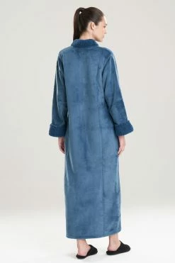 Plush Sherpa Lounger 39 Plush Sherpa Lounger -Natori Sales Shop Plush Sherpa Lounger Morning Teal by Natori 2 85598.1641419258