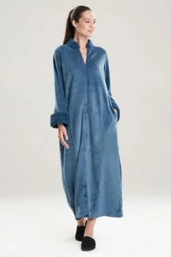 Plush Sherpa Lounger 36 Plush Sherpa Lounger -Natori Sales Shop Plush Sherpa Lounger Morning Teal by Natori 80014.1641419253