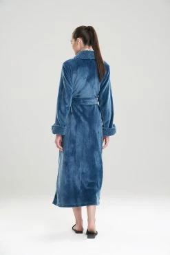 Plush Sherpa Robe -Natori Sales Shop Plush Sherpa Robe Morning Teal by Natori 2 22015.1641420213