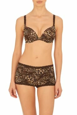 Pure Luxe Push-Up Underwire Bra -Natori Sales Shop Pure Luxe Push Up Underwire Bra Pure Luxe Boyshort Java Luxe Leopard Print by Natori 59347.1681930993