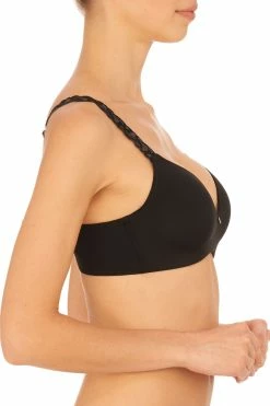 Pure Luxe Wireless Contour Bra 45 Pure Luxe Wireless Contour Bra -Natori Sales Shop Pure Luxe Wireless Contour Bra Black Combo by Natori 2 05716.1681931292