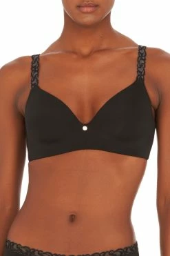 Pure Luxe Wireless Contour Bra 50 Pure Luxe Wireless Contour Bra -Natori Sales Shop Pure Luxe Wireless Contour Bra Black Combo by Natori 4 83612.1681931298
