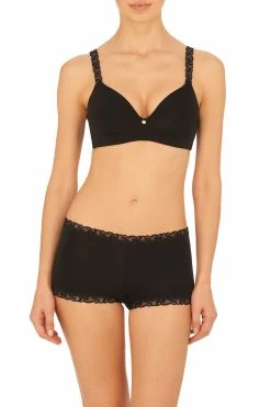 Pure Luxe Wireless Contour Bra 47 Pure Luxe Wireless Contour Bra -Natori Sales Shop Pure Luxe Wireless Contour Bra Pure Luxe Boy Short Black Combo by Natori 39653.1681931344