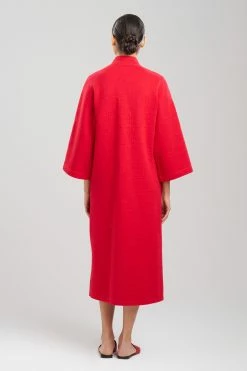 Quilted Infinity Jacquard Lounger -Natori Sales Shop Quilted Infinity Jacquard Lounger Brocade Red by Natori 2 77743.1692195826