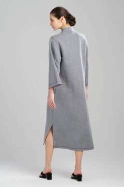 Quilted Infinity Jacquard Lounger -Natori Sales Shop Quilted Infinity Jacquard Lounger Heather Grey by Natori 2 02965.1692195835