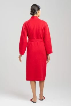 Quilted Infinity Jacquard Robe -Natori Sales Shop Quilted Infinity Jacquard Robe Brocade Red by Natori 2 58544.1692196219