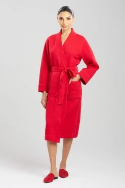 Quilted Infinity Jacquard Robe -Natori Sales Shop Quilted Infinity Jacquard Robe Brocade Red by Natori 80123.1692196218